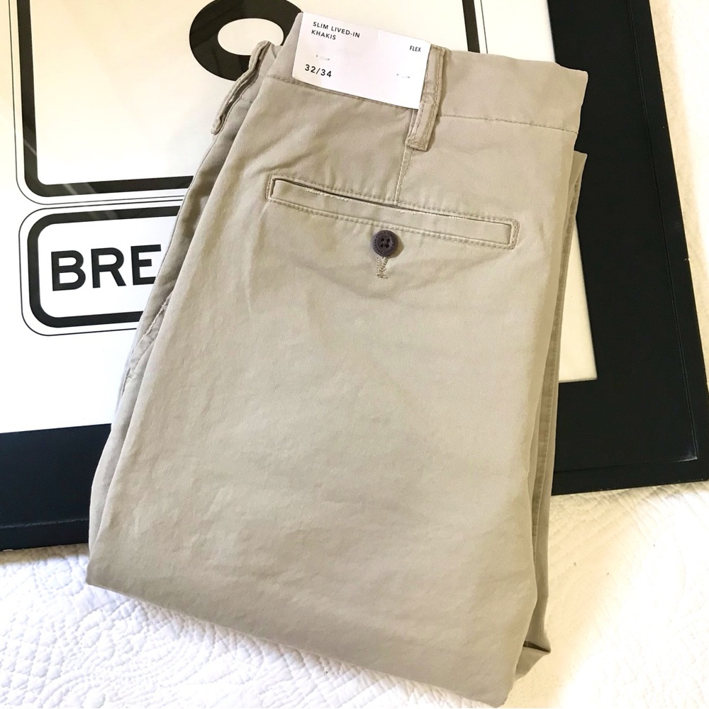 NWT American Eagle Lived In Khakis 32x33